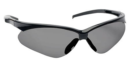 Walker's Sport Glasses Crosshair Smoke Gray Polycarbonate Lens Black Frame
