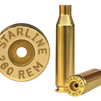 Starline Brass 260REMEUP50 Unprimed Cases  Rifle 260 Rem 50 Per Bag