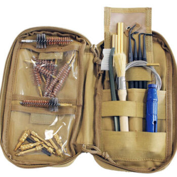 Birchwood Casey 41651 Range Cleaning Kit Handgun/Rifle 29 Pieces Tan