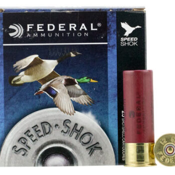 Federal Speed-Shok 12 Gauge 3" Shotshells 1 1/4 oz 2 Shot - 25 Rounds