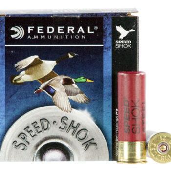 Federal Speed-Shok 12 Gauge 3″ 1-1/4 oz #4 Shot 25 Rounds Shotgun Ammo