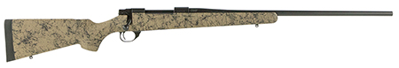 Howa M1500 HS Precision Rifle 7mm Remington Mag 24" Barrel Black Metal Finish Tan Webbed Stock