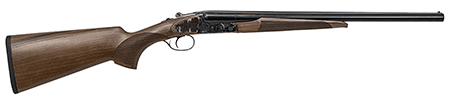 CZ Sharp-Tail Coach 12 Gauge Side-by-Side 20" Black Hard Chrome Barrel with Turkish Walnut Stock