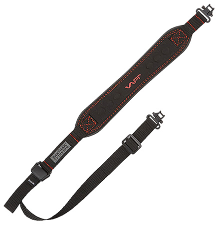 Allen Vapor Rifle Sling with Swivels Black with Red Accents Nylon Webbing, BakTrak Grip Panel Back, Adjustable with Cam Lock Buckle 3 Allen Vapor Rifle Sling with Swivels Black with Red Accents Nylon Webbing, BakTrak Grip Panel Back, Adjustable with Cam Lock Buckle