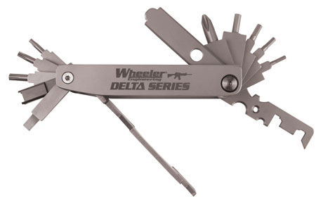 Wheeler Delta Series Compact Multi-Tool Stainless Steel Silver Folding AR Multi-Tool