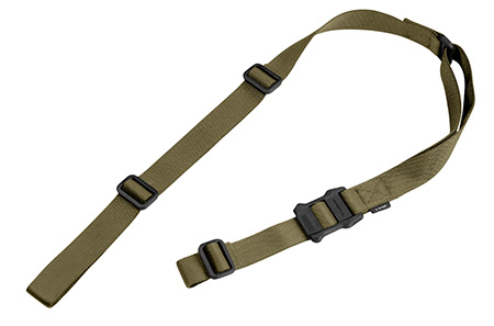 Magpul MS1 Sling Ranger Green Nylon 1.25" x 48"-60" Adjustable Two-Point for Rifles