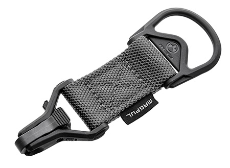 Magpul MS1/MS3 Sling Adapter - Steel Stealth Gray Melonite Polymer 1.25" Nylon Webbing Two to One-Point - AR-15 M4 M16