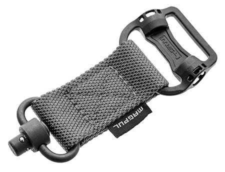 Magpul MS1/MS4 Sling Adapter Steel Gray Polymer Hardware Nylon Webbing Two-Point One-Point AR-15 M4 M16 AK AKM