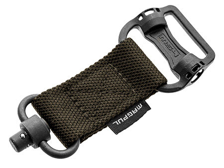 Magpul MS1 MS4 Sling Adapter Steel Polymer Ranger Green 1.25" Nylon Webbing 2 to 1-Point AR-15 M4 M16 AK AKM