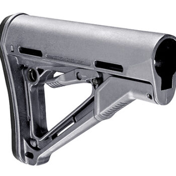 Magpul MAG310-GRY CTR Carbine Stock Stealth Gray Synthetic for AR-15, M16, M4 with Mil-Spec Tube (Tube Not Included)