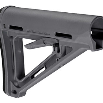 Magpul MAG400-GRY MOE Carbine Stock Stealth Gray Synthetic for AR-15, M16, M4 with Mil-Spec Tube (Tube Not Included)