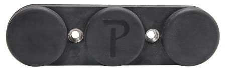 Pachmayr Gun Magnet Mount - Overmolded Rubber for Handguns Rifles Shotguns - Black