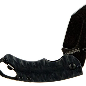 Kershaw Shuffle II Folding Knife 2.6" American Tanto Blade Black Oxide 8Cr14MoV Stainless Steel Black Glass-Filled Nylon Handle Pocket Clip