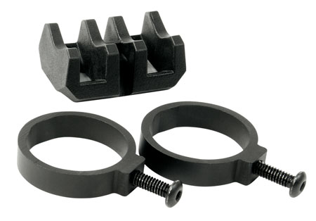 Magpul MAG614 M-LOK Aluminum Polymer Light Mount with V-Block and Rings Black
