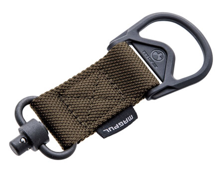 Magpul MS1/MS3 QD Sling Adapter Coyote Steel/Polymer 1.25" Nylon Webbing Two to One-Point Design for AR-15 M4 M16 AK