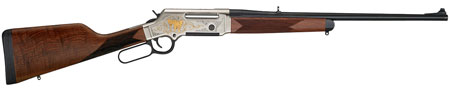 Henry Long Ranger Wildlife .223 Rem / 5.56x45mm NATO, 20" Blued Steel Barrel, Engraved Nickel-Plated Receiver with 24K Gold Inlay, American Walnut Stock, Right Hand, 5+1 Capacity