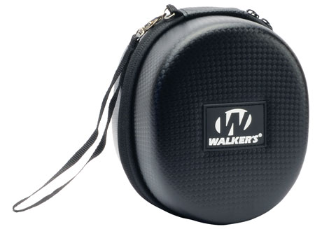 Walker's Game Ear Premium Shooting Muffs Case - Black EVA Detachable Lanyard
