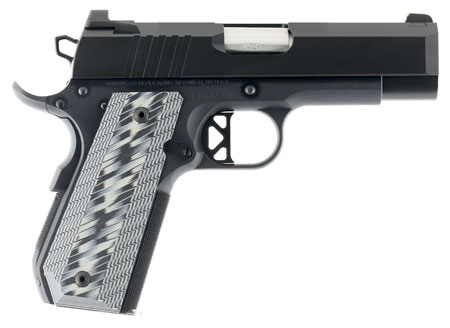 Dan Wesson ECP 9mm Pistol 4" Bull Barrel Duty Serrated Slide Aluminum Frame Beavertail G10 Grip