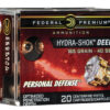 Federal Premium Personal Defense P40HSD1 40 S&W 165gr Hydra-Shok Deep Hollow Point Ammunition 20 Rounds Per Box 2 107848