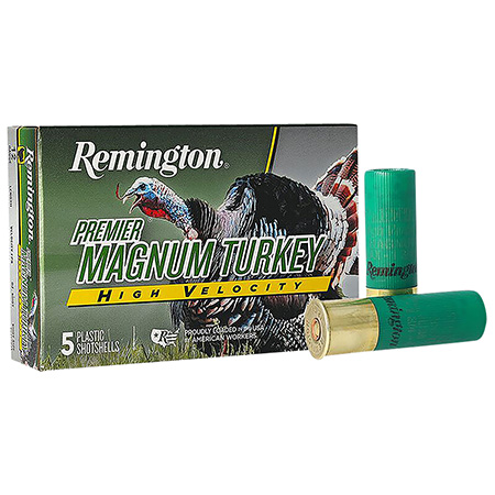 Remington 28041 Premier Mag Turkey 12 Gauge 3.5" 2oz 5 Shot Shotgun Shells