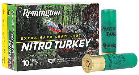 Remington Turkey 12 Gauge 2.75" 1 1/2oz 4 Shot Nitro Ammunition 10 Rounds