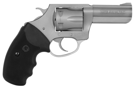 Charter Arms Pitbull 380 ACP Revolver 6 Shot 3" Barrel Stainless Steel Cylinder Aluminum Frame Rubber Grip