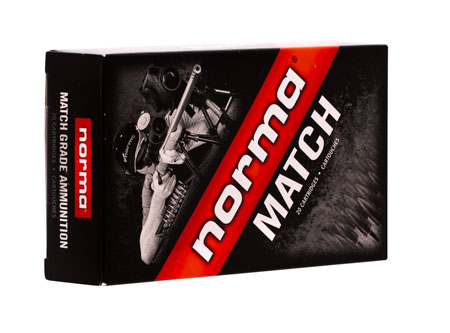 Norma 6.5 Creedmoor 130gr Boat Tail Hollow Point Match Ammunition Golden Target 20 Rounds