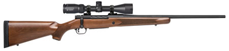 Mossberg Patriot .308 Win, 22" Fluted Barrel, Matte Blued Finish, Walnut Stock, Right Hand, 5+1 Capacity, Includes Vortex Crossfire II 3-9x40mm Scope