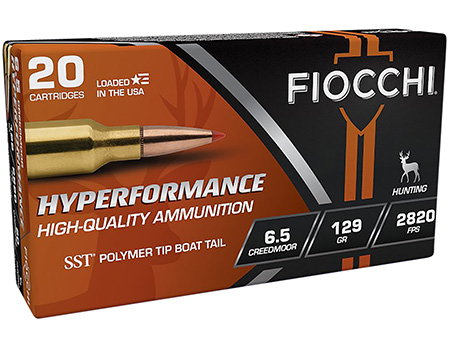 Fiocchi Hyperformance 6.5 Creedmoor 129gr Super Shock Tip 20/Box 10/Case