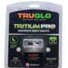 TruGlo Tritium Pro Sight Set Black with Green Tritium Orange Outline Front and Green Tritium Rear Sight 1 109922