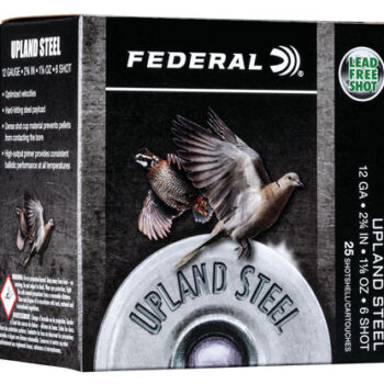 Federal Upland Field & Range 12 Gauge 2.75" 1 1/8 oz 6 Shot Shotgun Shells 25 Rounds per Box