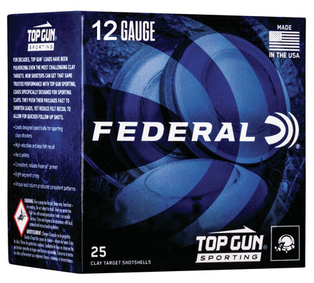 Remington Top Gun 12 Gauge Shotgun Shells 2.75″ 1 oz 7.5 Shot 25 Rounds/Box 3 Remington Top Gun 12 Gauge Shotgun Shells 2.75″ 1 oz 7.5 Shot 25 Rounds/Box