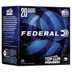 Federal Top Gun Shotgun Shells 20 Gauge 2.75" 7/8oz 7.5 Shot 25 Rounds Box of 10 1 110393 1