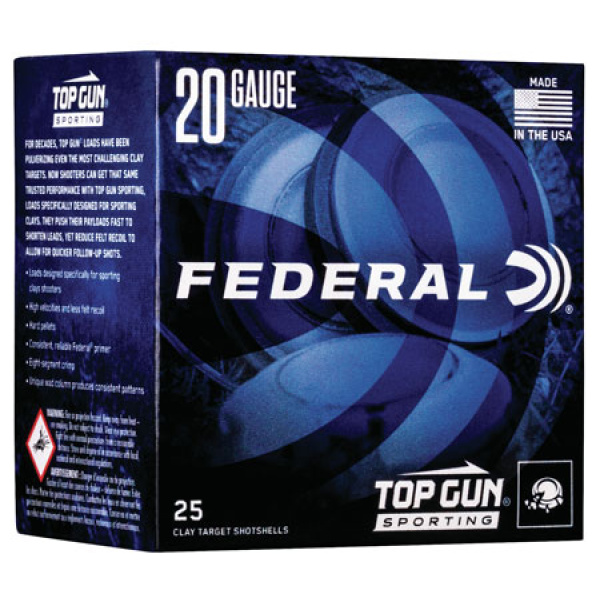 Remington Top Gun 20 Gauge 2.75″ 7/8oz 8 Shot 25 Rounds