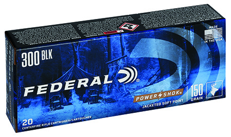 Federal 300 Blackout 150gr JHP Ammunition 20 Rounds Per Box
