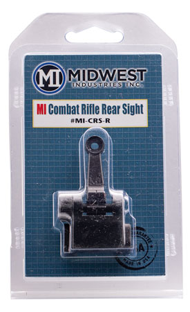 Midwest Industries Combat Rear Flip Sight for AR-15 M16 M4 - Black
