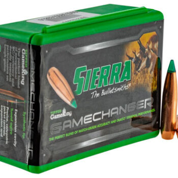 Hornady Sierra 4330T GameKing 6.5 Creedmoor 130gr Tipped Hollow Point Boat Tail Bullets 50 Count