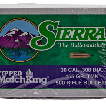 Sierra 7755C Tipped MatchKing  30Cal 155gr Tipped MatchKing 500/Box