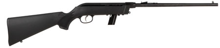 Savage Arms 22 LR Semi-Auto Rifle Takedown 16.5" Barrel 10+1 Capacity Matte Blued Metal Matte Black Synthetic Stock Left Hand with Case