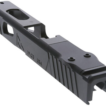 Rival Arms RA10G202A Precision Slide A1 QPQ Black 17-4 Stainless Steel with Front/Rear Serrations & RMR Optic Cut for 9mm Luger Glock 19 Gen3