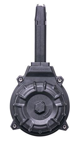 Glock 17/19 Standard 50-Round 9mm Luger Drum Magazine - ProMag DRMA11 Black DuPont Zytel Polymer