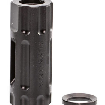 Wilson Combat Q-Comp Muzzle Brake 5.56x45mm NATO Black Melonite Steel 1/2"-28 tpi 2.20" OAL .875" Diameter AR-Platform