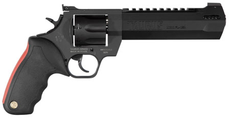 Taurus Raging Hunter 357 Mag Revolver 6.75" Barrel 7-Round Matte Black Oxide Steel Frame Red Rubber Grip