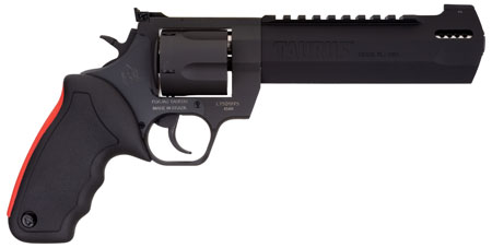 Taurus Raging Hunter 454 Casull Revolver 6.75" Barrel 5-Round Red Cushion Rubber Grip Matte Black Finish