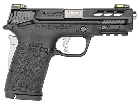Smith & Wesson Performance Center M&P Shield EZ M2.0 .380 ACP, 8+1, 3.80" Barrel, Matte Black Armornite Slide, Polymer Grip, Silver Accents