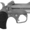 Bond Arms Rowdy 410/45 Colt Derringer 3-inch Barrel 2-Shot Polished Stainless Steel Frame Rubber Grips 1 113660