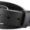 1791 Gun Belt Stealth Black Leather 34/38 1.50" Wide with Buckle Closure 2 114051