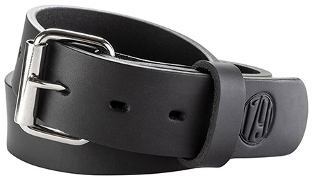 1791 Gun Belt Stealth Black Leather 34/38 1.50" Wide with Buckle Closure