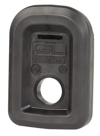 Magpul GL L-Plate Polymer with Over Molded Rubber Black Finish for PMAG 17 GL9/15 GL9 Magazines MAG567-BLK