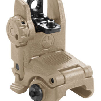 MBUS Rear Folding Polymer Sight for AR-15/M16 - Magpul MAG248-FDE Flat Dark Earth